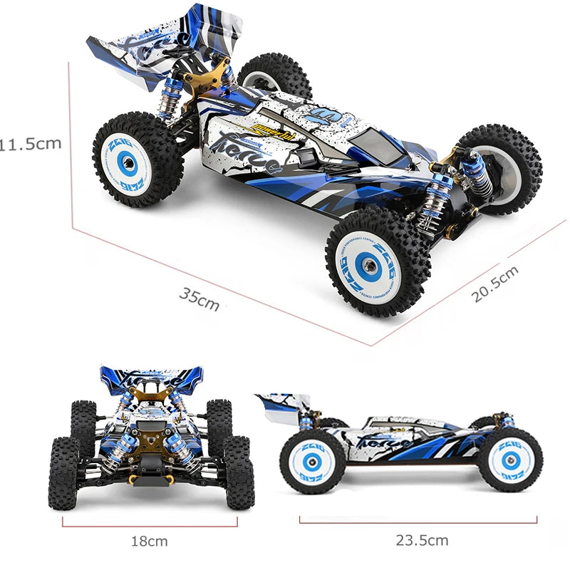 Electric High Speed Off-Road Drift RC Car 75KM/H Brushless Motor 4WD