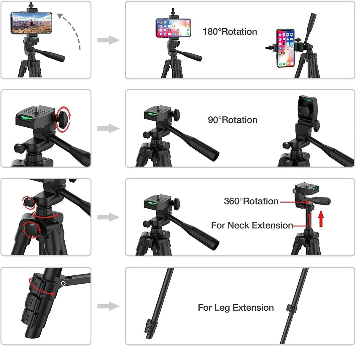 Flexible DSLR Tripod Stand with Remote Control