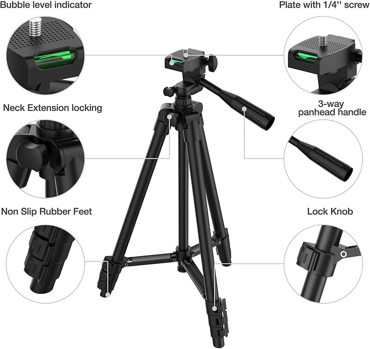 Flexible DSLR Tripod Stand with Remote Control