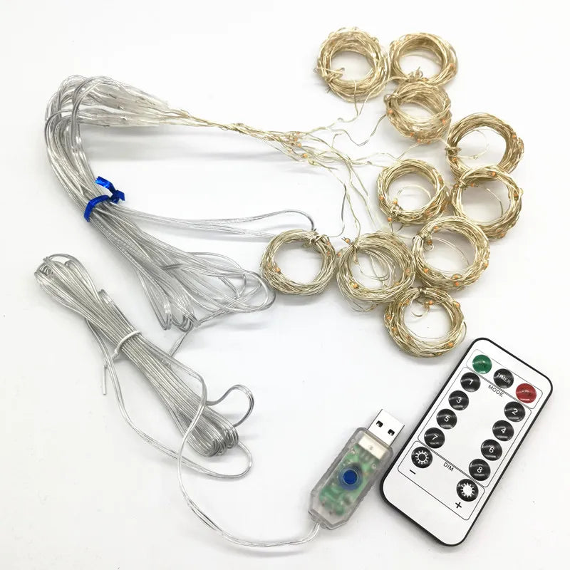 USB LED Curtains Festoon Led Light