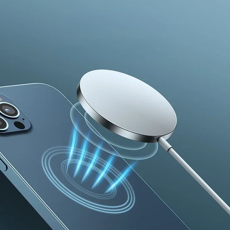 Fast Charger Magnetic Wireless Charging Pad For iPhone 17 16 15 14 13 12 Pro Max Mini USB C 8 Plus XR MAX Airpods Pro