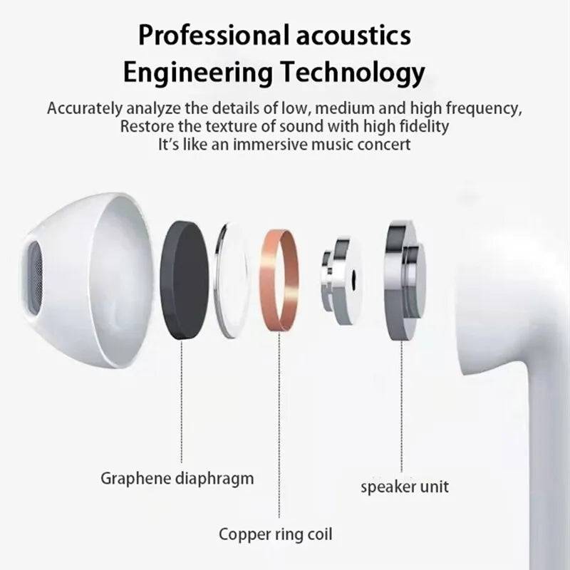 6 TWS Wireless Bluetooth Earphones