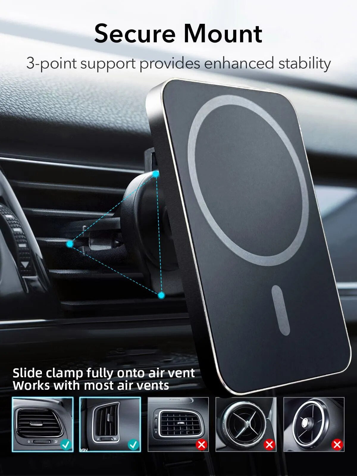 15W Magnetic Wireless Charger