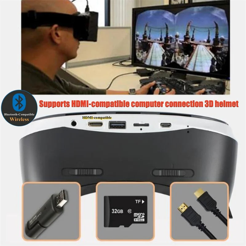 All-in-One VR Glasses Virtual Reality IMAX Cinema 360° Full View Immersive Gaming