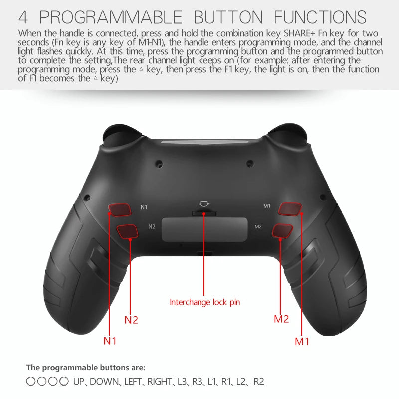 Wireless Bluetooth Joystick For PS4 PS3 PC