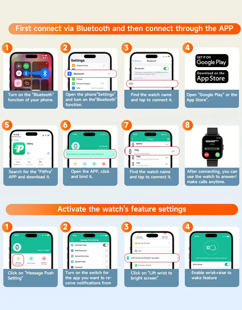 Bluetooth Call SmartWatch