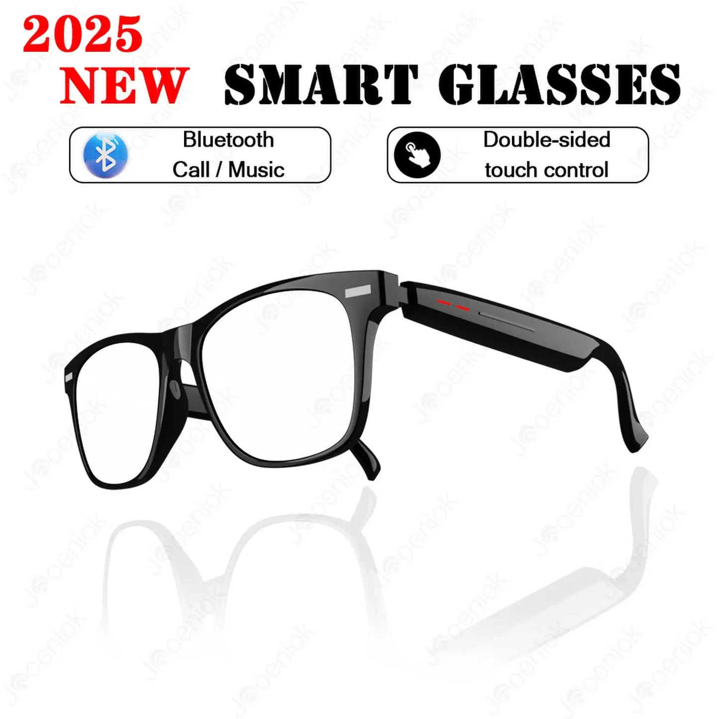Smart Glasses Wireless Bluetooth Call Sunglasses Built-in Microphone Speakers Touch & Voice Assistant Sports Music Glass For Men