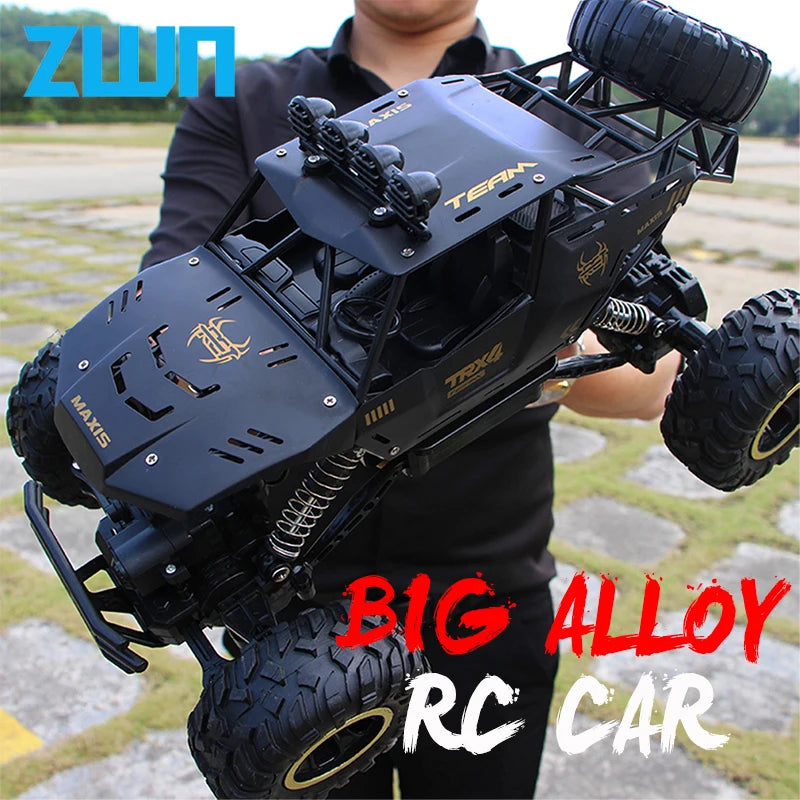 4WD Remote Control Car With Led Lights 2.4G Radio RC Cars Off-Road 4x4