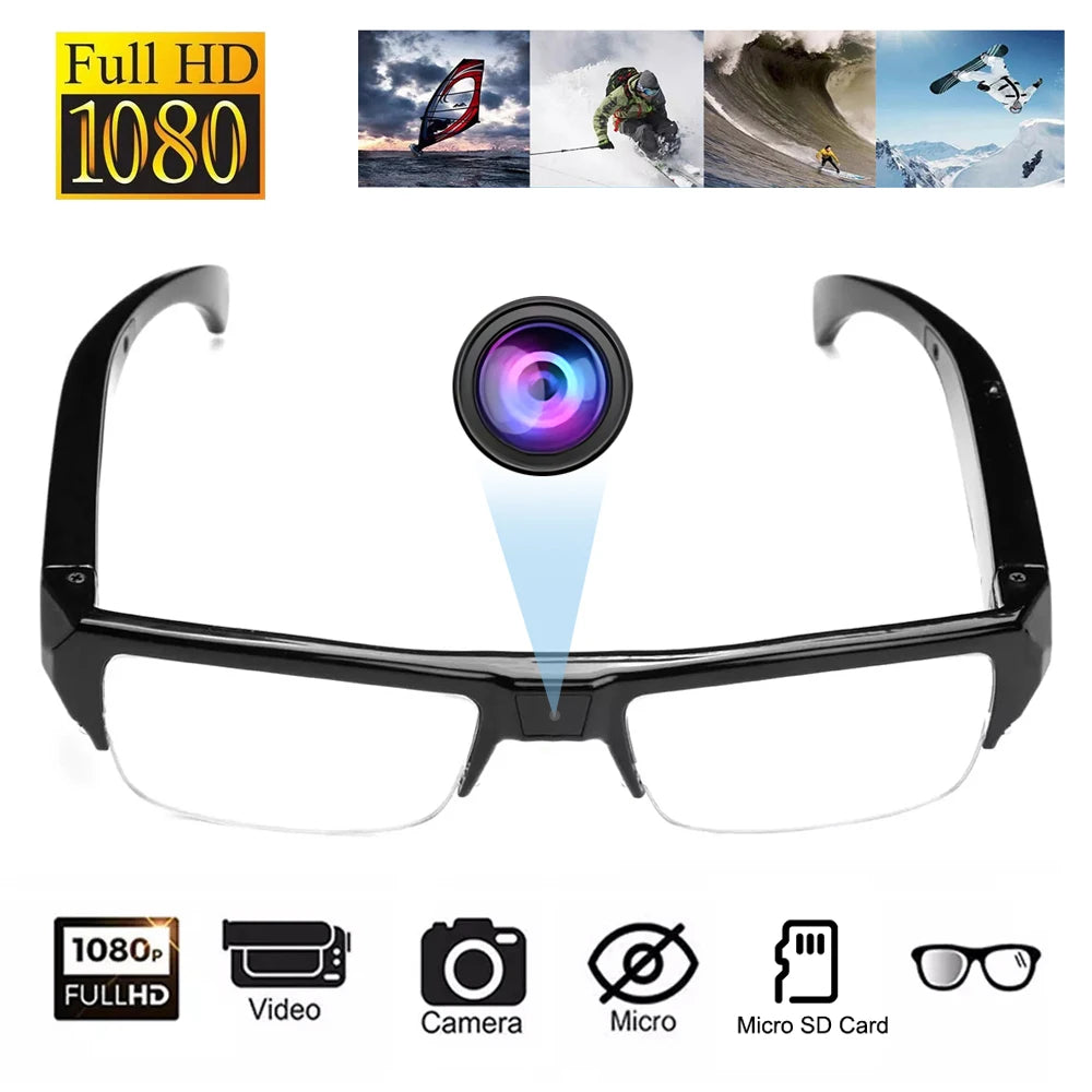 New Intelligent video glasses equipped with ultra-high definition 4K mini camera capable of recording videos and playing music