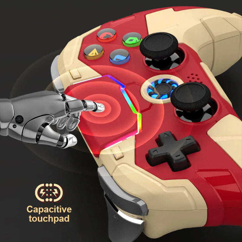 Bluetooth Game Controller Touchpad Wireless Gamepad for PS4 PS3 MFi Games iOS Android Phone PC