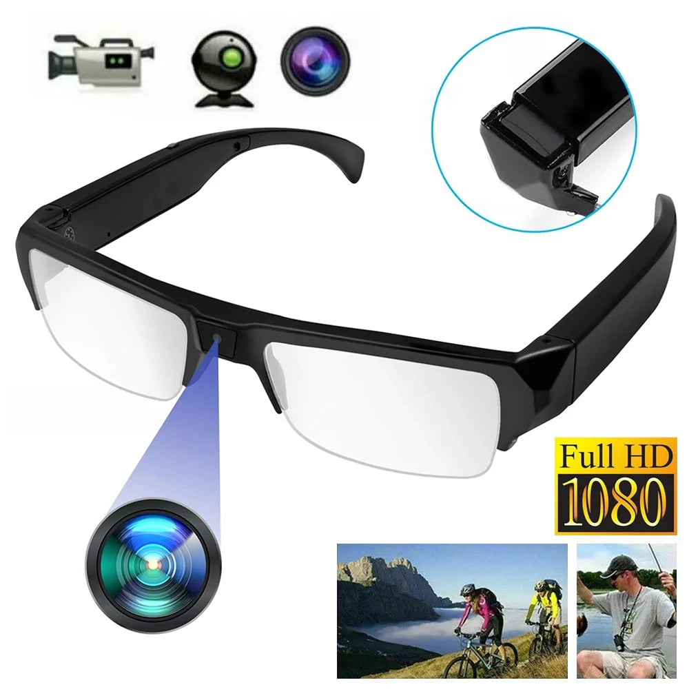 New Intelligent video glasses equipped with ultra-high definition 4K mini camera capable of recording videos and playing music