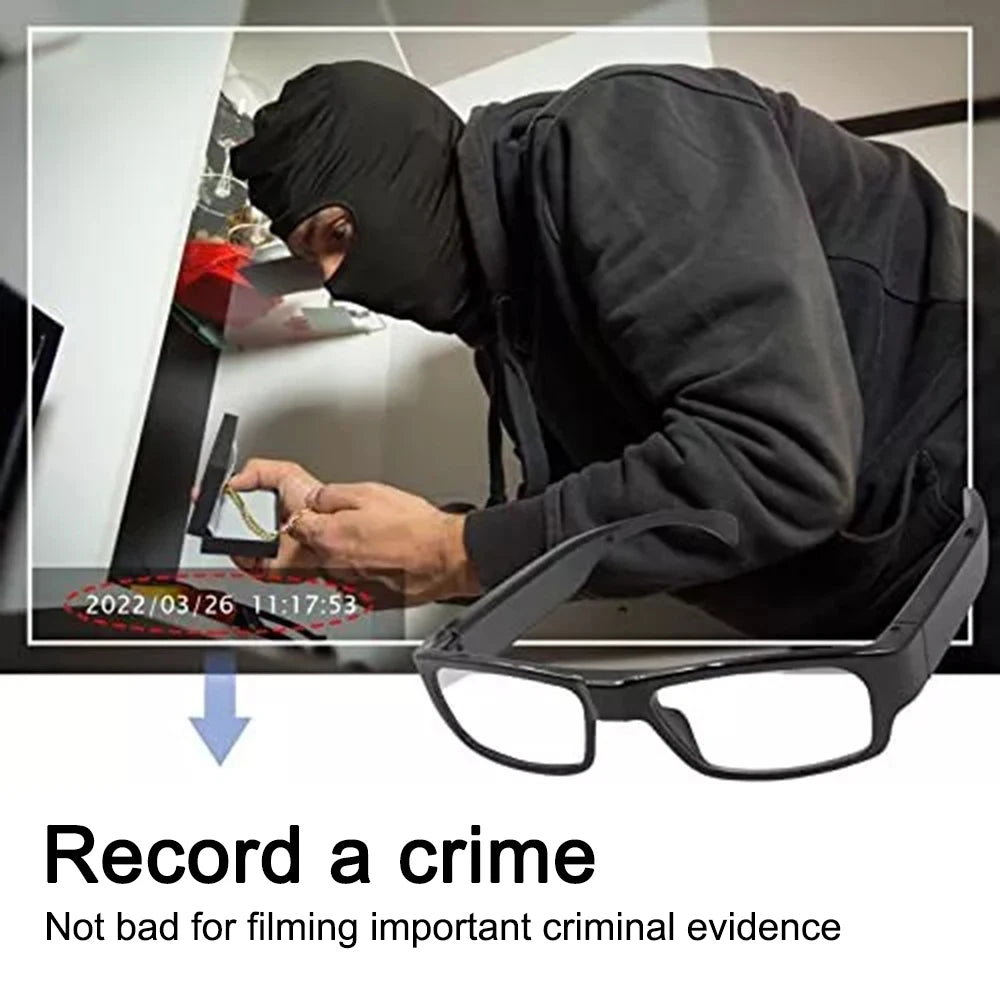 New Intelligent video glasses equipped with ultra-high definition 4K mini camera capable of recording videos and playing music