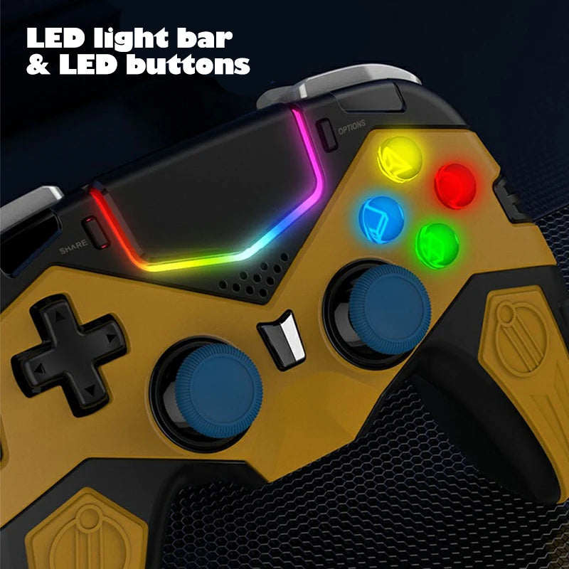 Bluetooth Game Controller Touchpad Wireless Gamepad Joystick for Playstation 4 PS4 PS3 MFi Games iOS Android Phone PC