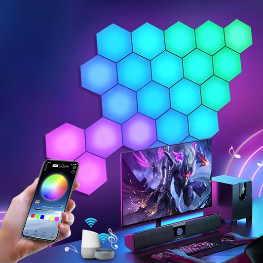 Led Hexagon Light Wall Light App Remote Control