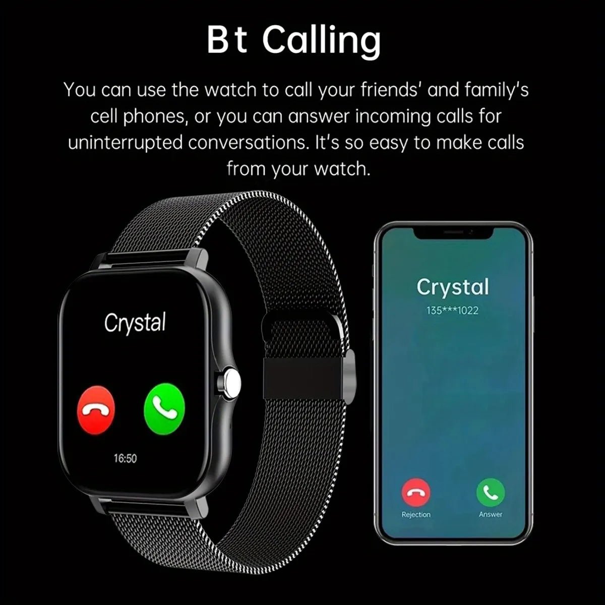 Bluetooth Call SmartWatch