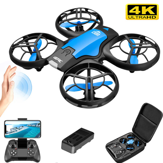 Drone 4k HD 1080P Wide Angle Camera WiFi FPV RC Drone Helicopter