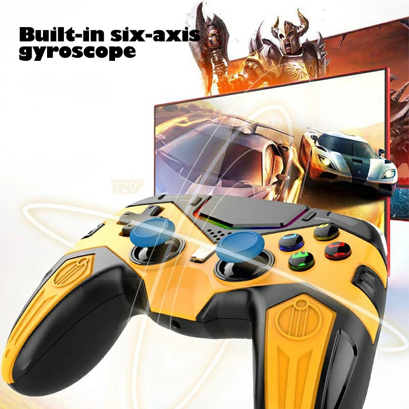 Bluetooth Game Controller Touchpad Wireless Gamepad Joystick for Playstation 4 PS4 PS3 MFi Games iOS Android Phone PC