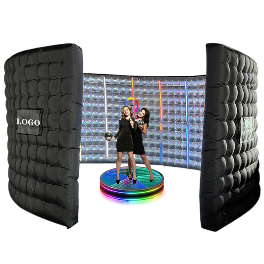 360 Photo Booth Enclosure Inflatable Backdrop For Weddings Parties Events