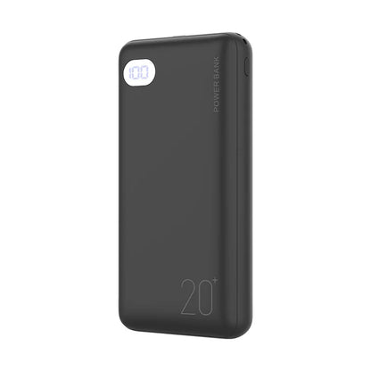 Fashion Power Bank 20000mAh External Portable Charger Powerbank 2.1A Fast Charging LED Display Phone Charger For Smart Phone
