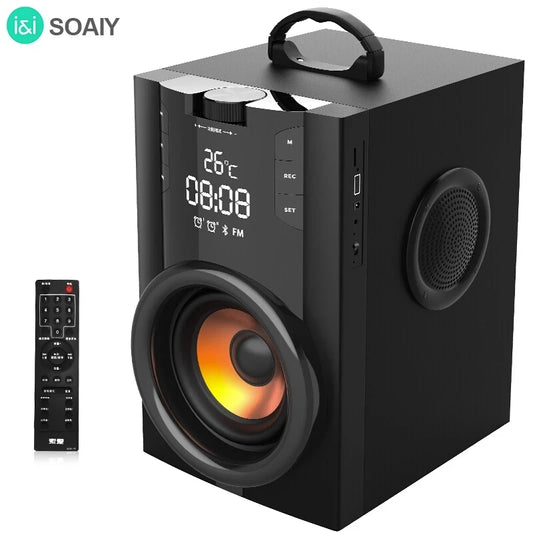 Large Bluetooth Speaker Portable Column outdoor Loudspeakers Subwoofer