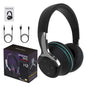 Bluetooth Headphones Head-mounted Noise Reduction Wireless Headset for Phones PC Gaming Headsets Heavy Bass  Colorful LED Lights