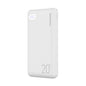 Fashion Power Bank 20000mAh External Portable Charger Powerbank 2.1A Fast Charging LED Display Phone Charger For Smart Phone