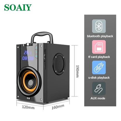 Large Bluetooth Speaker Portable Column outdoor Loudspeakers Subwoofer