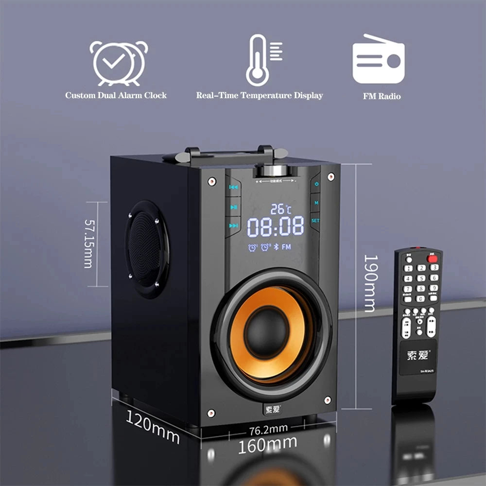 Large Bluetooth Speaker Portable Column outdoor Loudspeakers Subwoofer