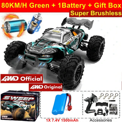 4WD Remote Control Car Off Road 4x4 RC High Speed Buggy