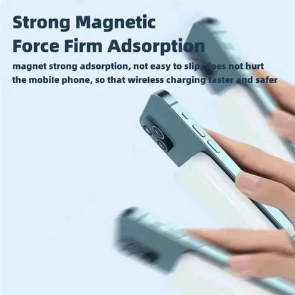 New 50000mAh Magnetic Wireless Power Bank Portable Charger External Auxiliary Battery Pack