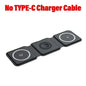 30W Fast Charging Pad Desktop Foldable 3 in 1 Wireless Charger For iPhone 16 15 14 13 12 Pro Max iWatch 10 9 8 7 6 AirPods Pro 2