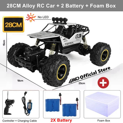 4WD Off Road RC Car  Alloy Truck Buggy 4x4 RTR Vehicle