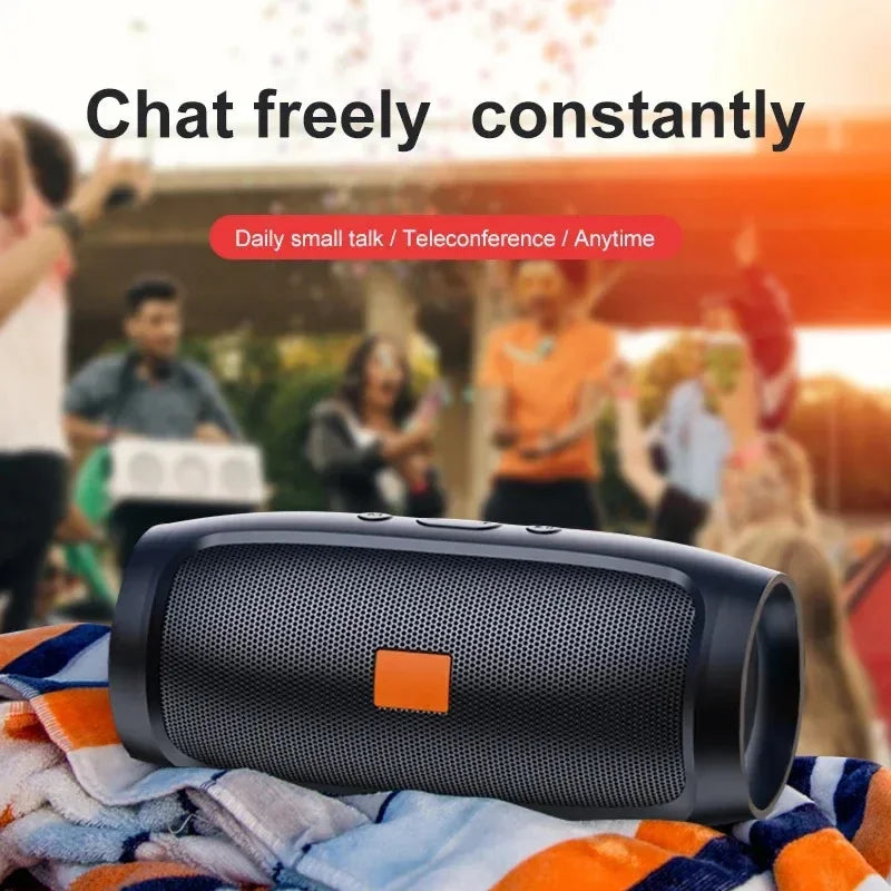 Subwoofer Bluetooth Speakers Outdoor Stereo Surround Waterproof Loudspeaker Wireless Sound Box Support FM Radio TF Card