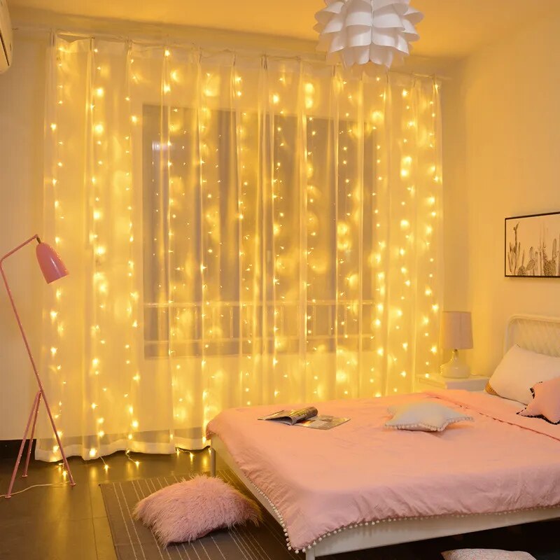 USB LED Curtains Festoon Led Light - Thumbnail 2