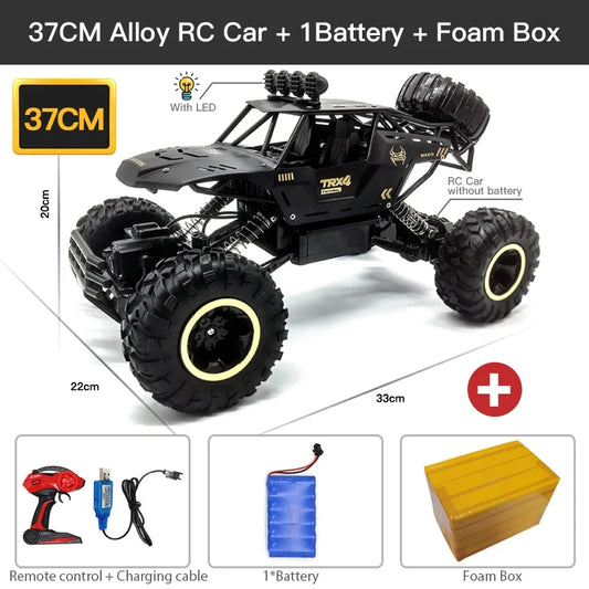 4WD Remote Control Car With Led Lights 2.4G Radio RC  Cars Off-Road 4x4
