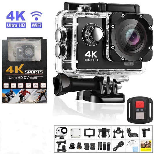 4K Professional Sport Camera Recorder WiFi 2.0 inch Underwater Waterproof Helmet Video Recording Web Cam