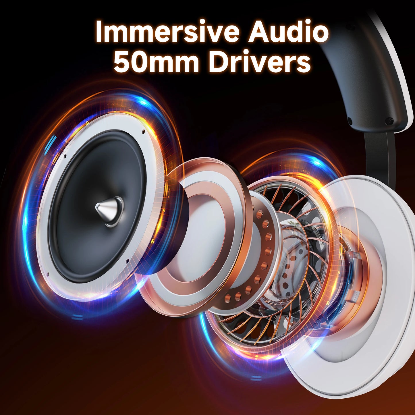 Wireless Gaming Headset with Mic 2.4G Bluetooth Headphone USB 3.5mm Wired 3 Modes with Noise-Cancelling Microphone for PC Gamer