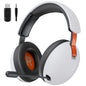 Wireless Gaming Headset with Mic 2.4G Bluetooth Headphone USB 3.5mm Wired 3 Modes with Noise-Cancelling Microphone for PC Gamer