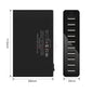 10-Port 60W Fast Charging USB Power Charger Hub Multi-Port Chargefor iPad, iPhone Other USB Devices