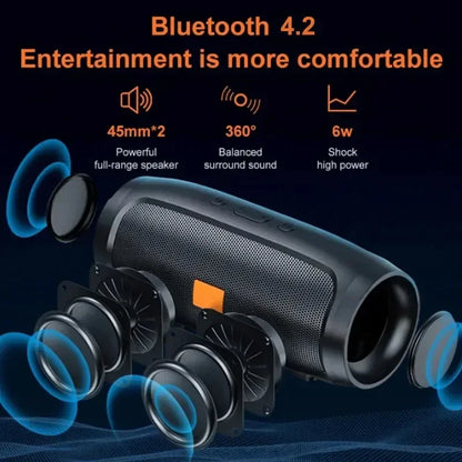 Subwoofer Bluetooth Speakers Outdoor Stereo Surround Waterproof Loudspeaker Wireless Sound Box Support FM Radio TF Card