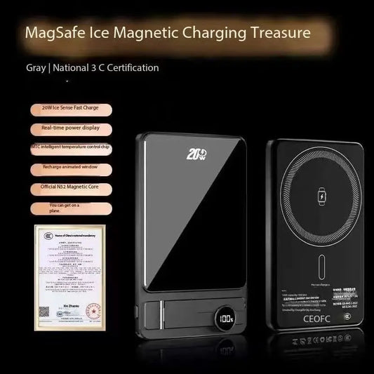 Portable Travel Power Bank For Magsafe Fast Charger PowerBank External Battery Station