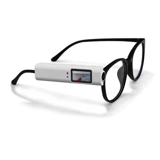 1080P WiFi Glasses Sports Camera Connect Phone Camcorder 110° Wide Angle Anti-shake Anti Blue Light FPV Head Mounted Camcorde