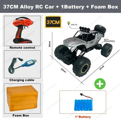 4WD RC Car 1:12 Off Road 4x4 Remote Control Cars Radio Buggy Truck