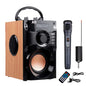 Karaoke Bluetooth Speaker Subwoofer Wireless Fm Radio 3D Stereo Sound Box Column Portable Caixa de Som Bluetooth Remote USB Mic