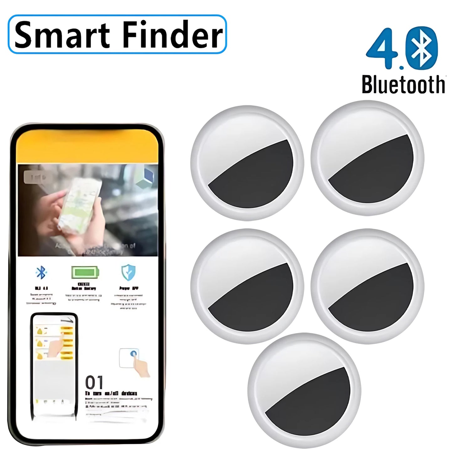 New Mini GPS Tracker Bluetooth 5.0 Anti-Lost GPS Device Car Tracking For IOS Android Smart Finder Locator Accessory 2025
