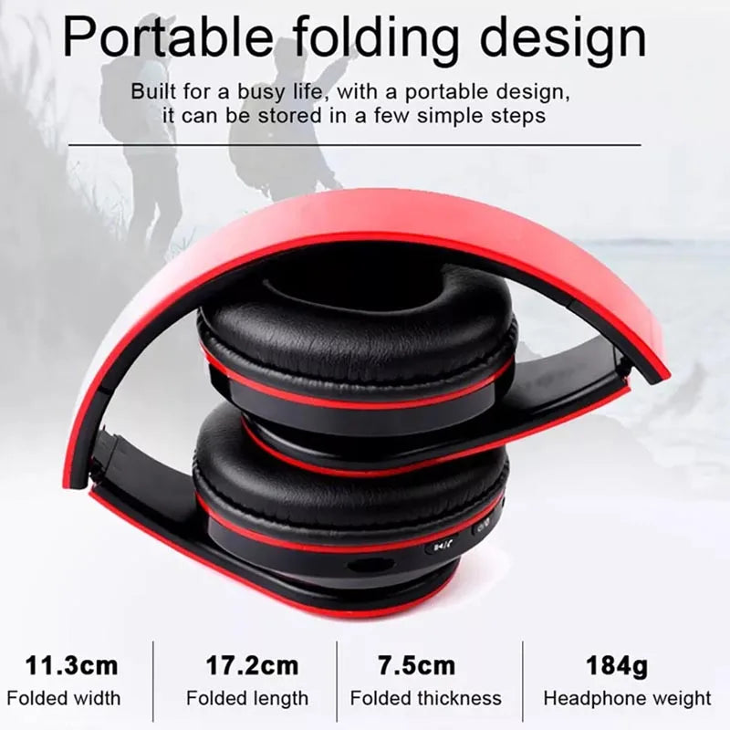 Bluetooth Headphone Wireless Gaming Headset With Mic Durable V5.0 Sport Stereo Headband Long time Playing Headset