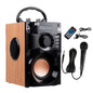 Karaoke Bluetooth Speaker Subwoofer Wireless Fm Radio 3D Stereo Sound Box Column Portable Caixa de Som Bluetooth Remote USB Mic