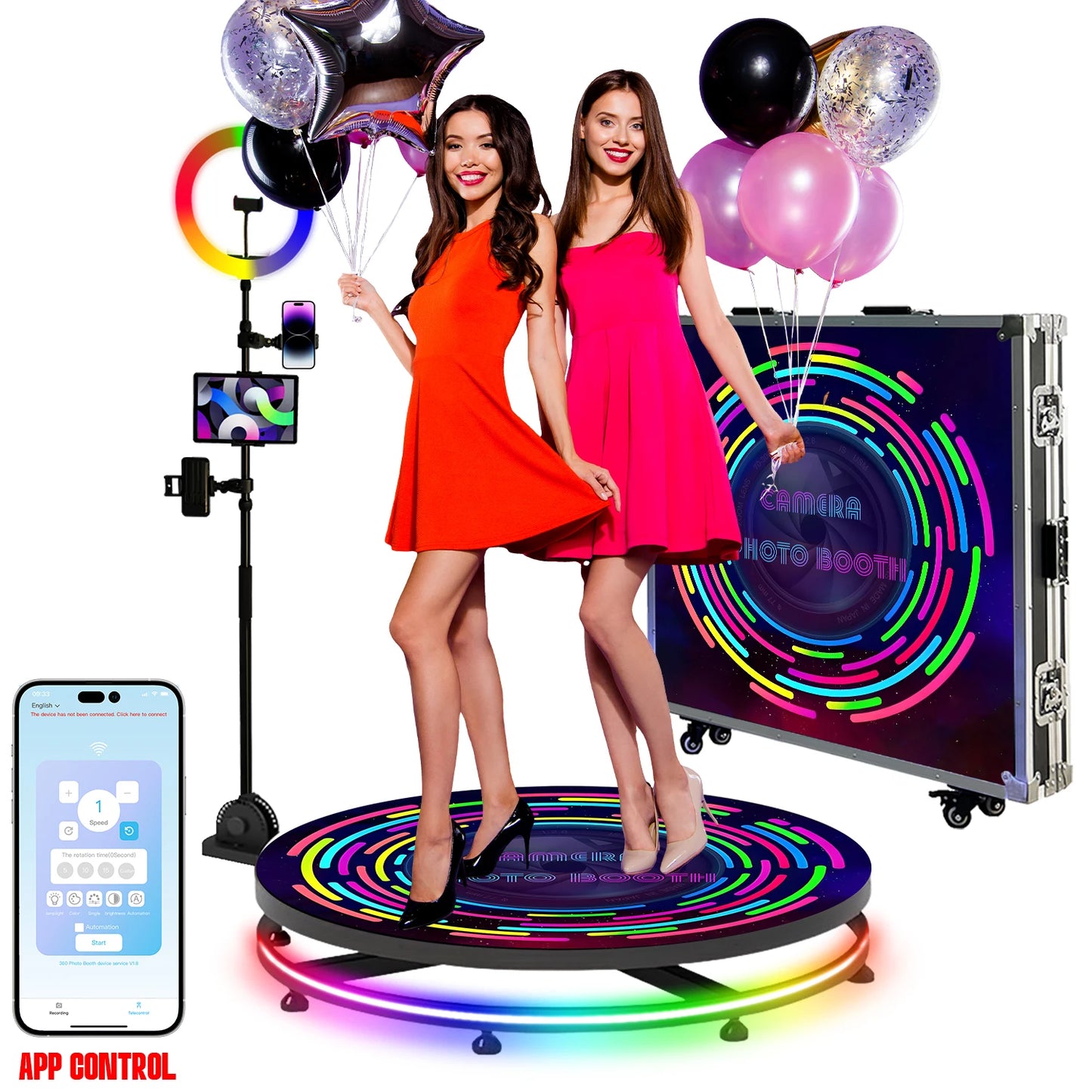 Video Platform Machine Spin 360 Photobooth Accessories