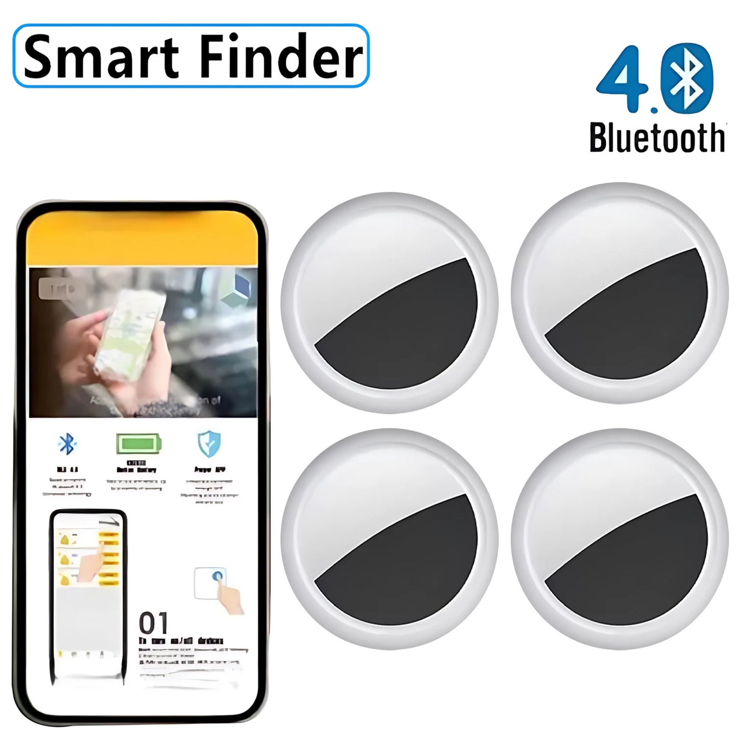 New Mini GPS Tracker Bluetooth 5.0 Anti-Lost GPS Device Car Tracking For IOS Android Smart Finder Locator Accessory 2025