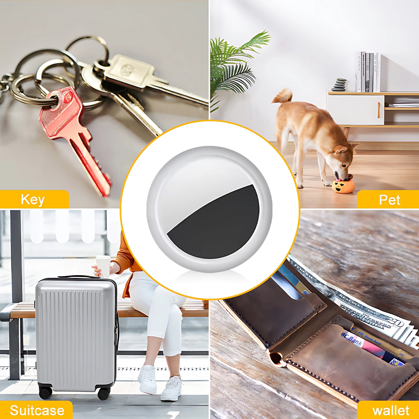 New Mini GPS Tracker Bluetooth 5.0 Anti-Lost GPS Device Car Tracking For IOS Android Smart Finder Locator Accessory 2025